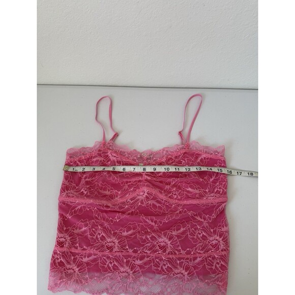 Free People Intimately Lacey Essential Cami Lace‎ Camisole Pink Size Large NWOT - Picture 6 of 11